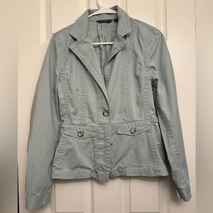 Eddie Bauer Women's Soft Gray Blazer